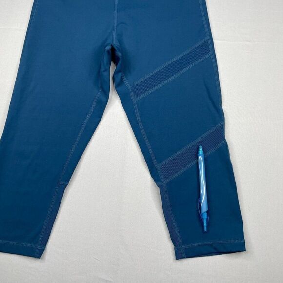 Zyia Corsair Brilliant Blue Mesh Hi Rise Crop - Picture 8 of 13